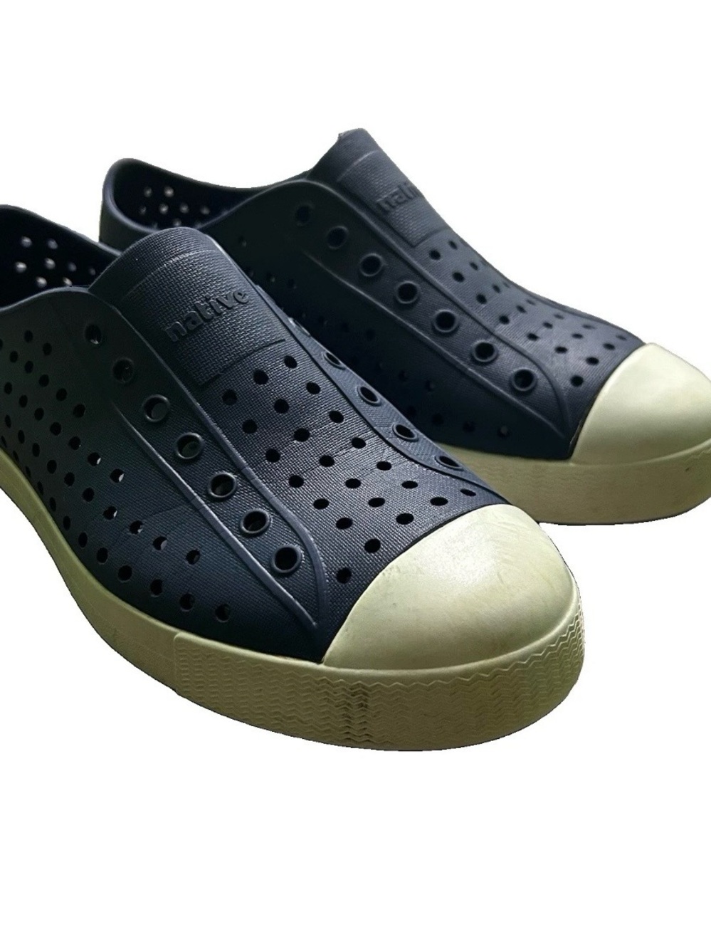 Youth Kids Native Navy Blue Water Summer Shoes Size 4